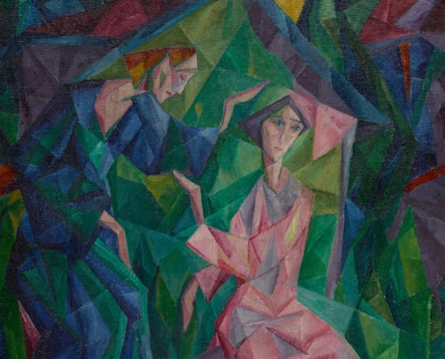 Maria Verkuendigung, Gemälde von Maximilian Reinitz, Sammlung Belvedere