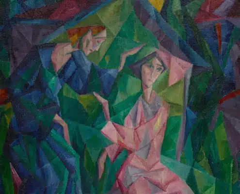 Maria Verkuendigung, Gemälde von Maximilian Reinitz, Sammlung Belvedere