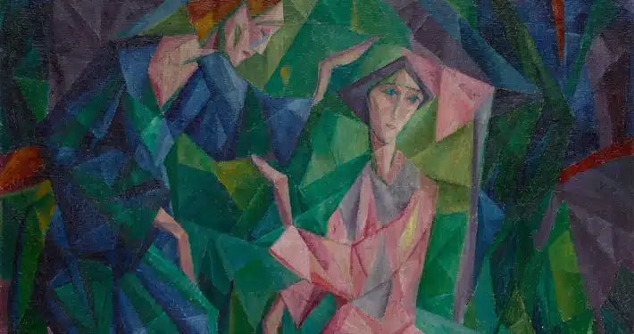 Maria Verkuendigung, Gemälde von Maximilian Reinitz, Sammlung Belvedere