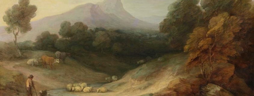 Thomas Gainsborough, Landschaft mit Hirt und Herde, 1784, Bayerische Staatsgemäldesammlungen - Neue Pinakothek München, URL: https://www.sammlung.pinakothek.de/de/artwork/8MLvpWl4z3 (Zuletzt aktualisiert am 31.10.2023)